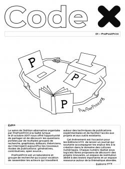 Code X - journal prepostprint